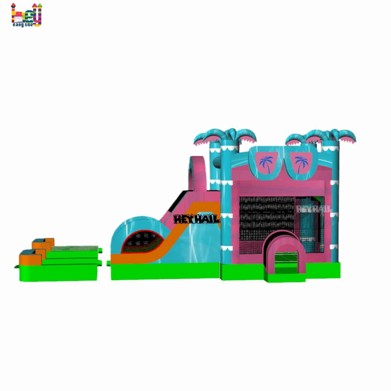 popular marble colors wet dry combo inflatable