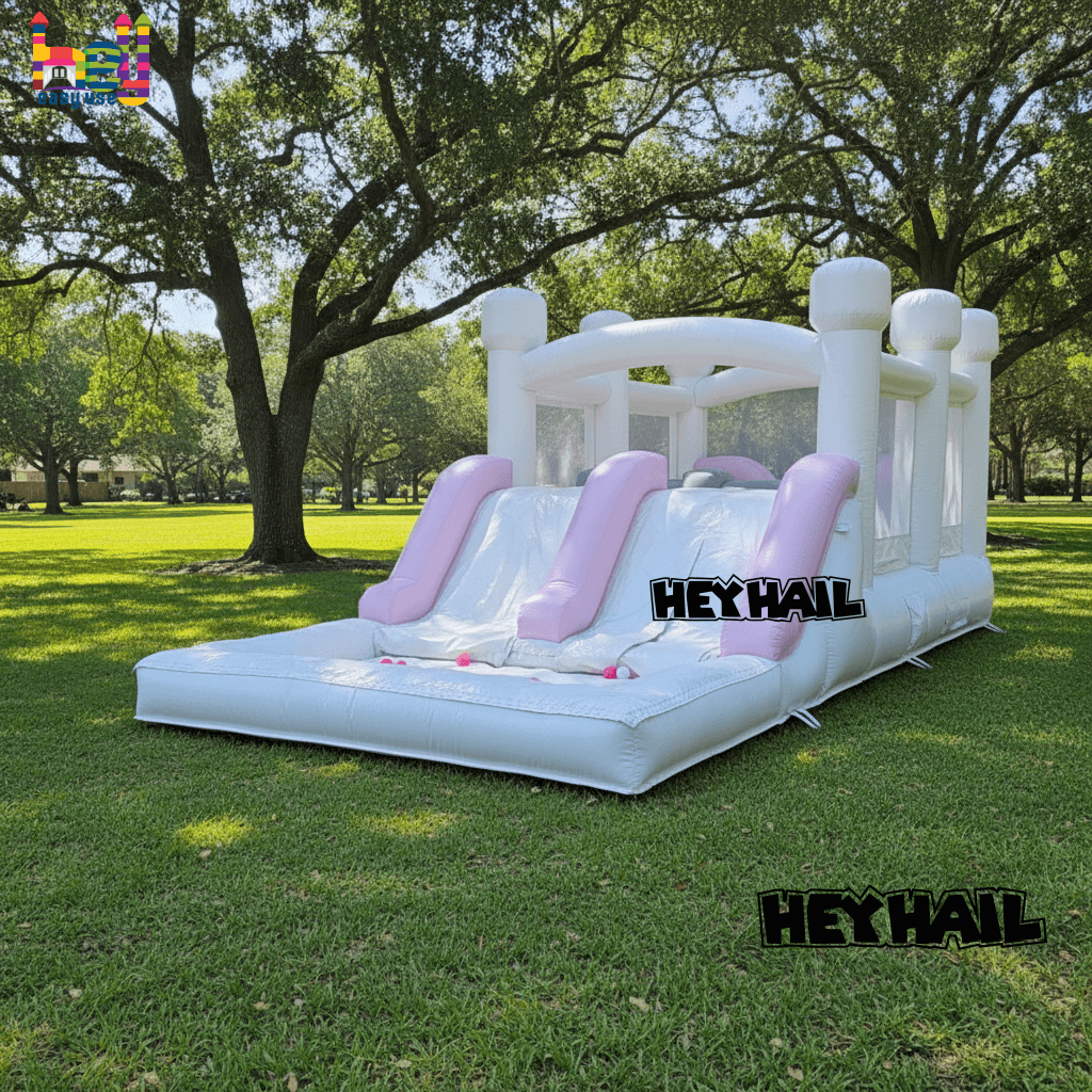 inflatable obstacle course for adults outside