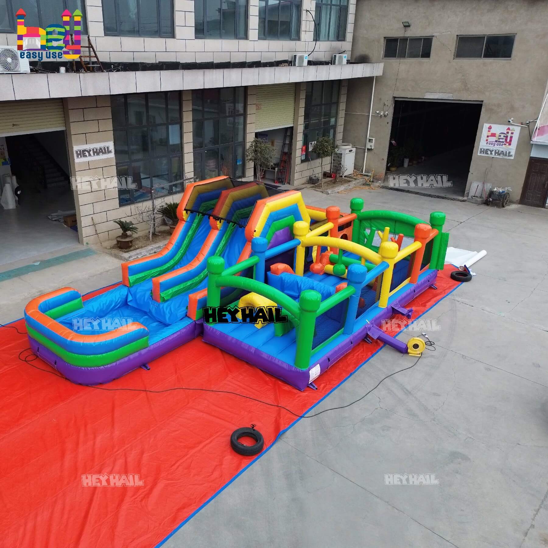commercial grade inflatable obstacle course for sale