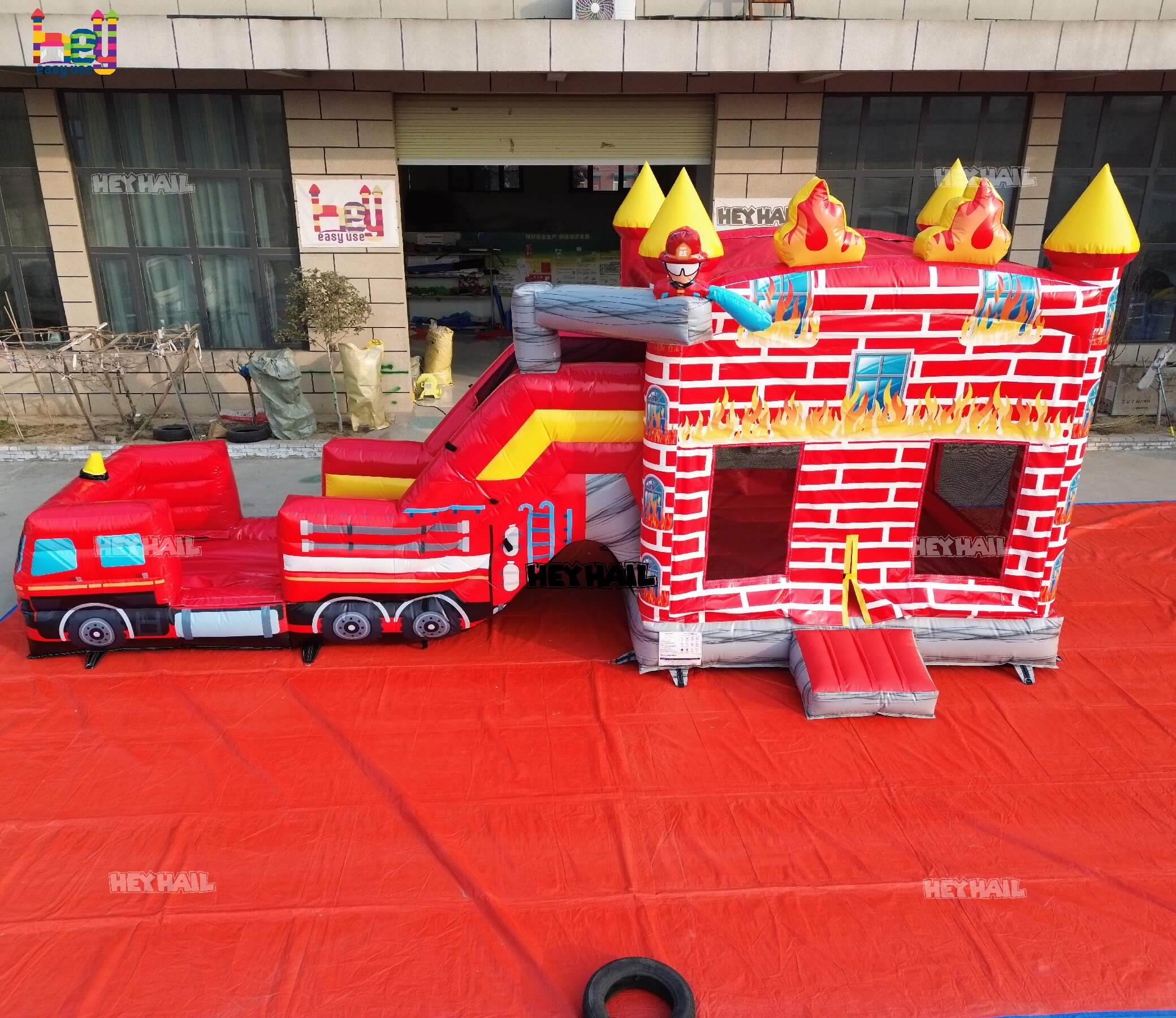 high quality PVC bounce house pool combo