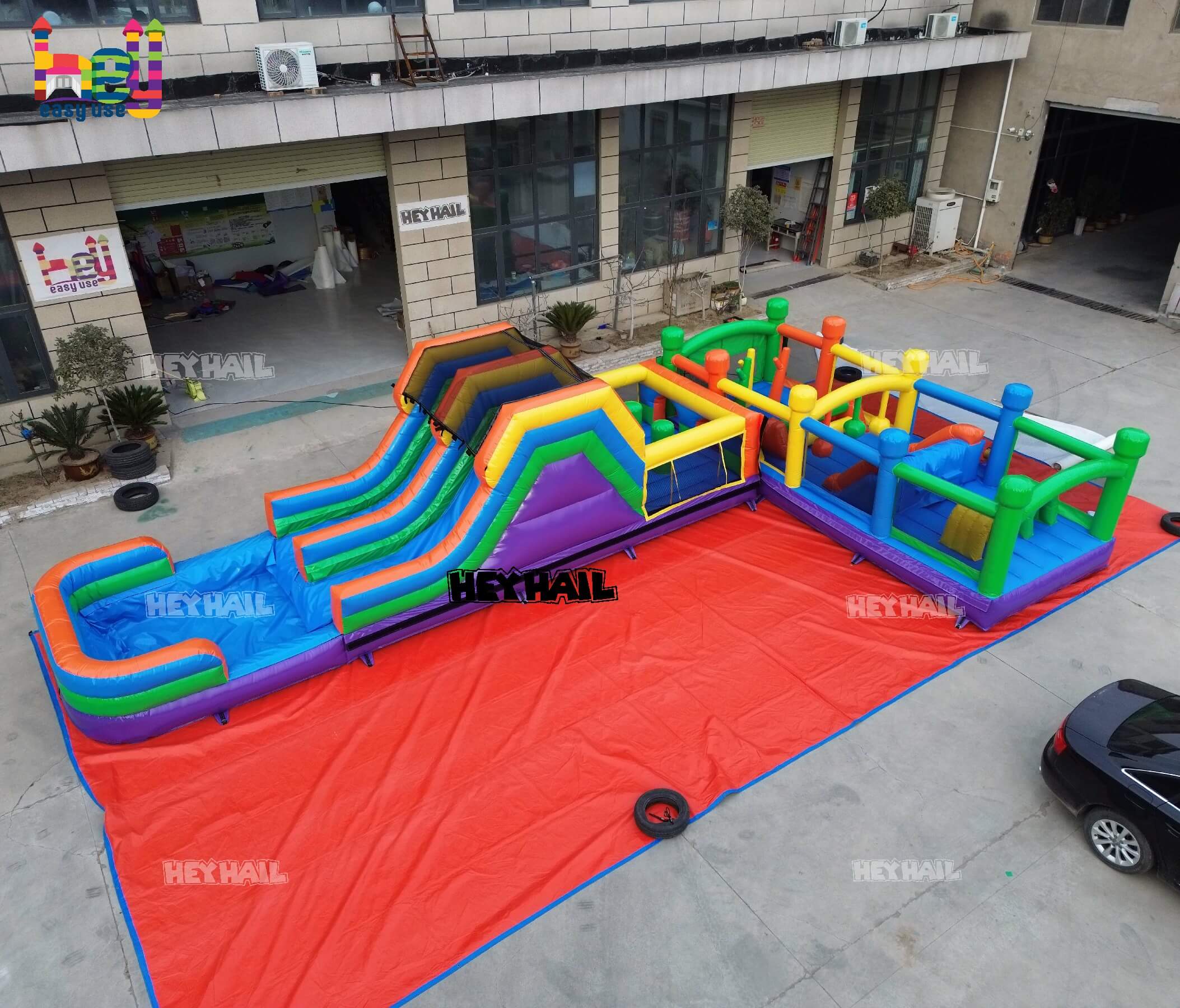 commercial grade inflatable obstacle course for sale