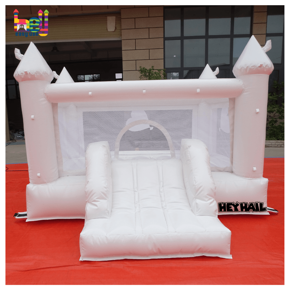 hot sale white toddlers bouncer with slide 