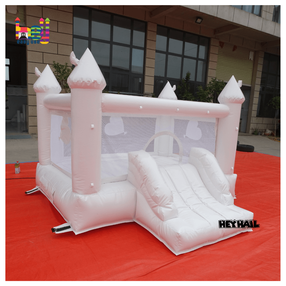 hot sale white toddlers bouncer with slide 