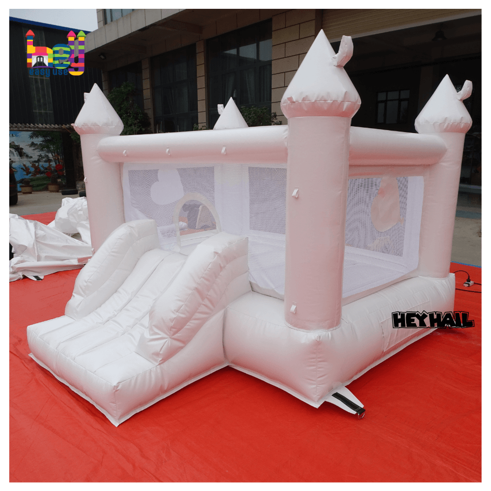 hot sale white toddlers bouncer with slide 