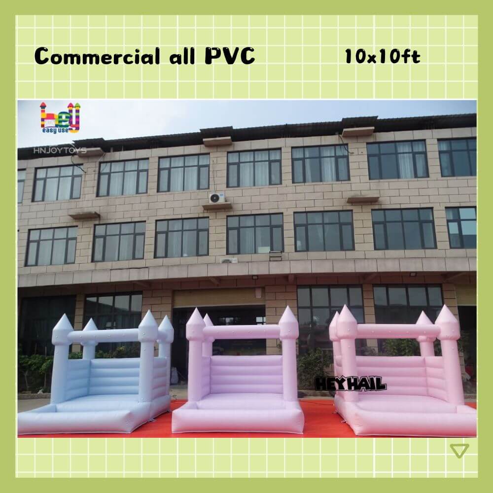 commercial PVC pastel bounce house