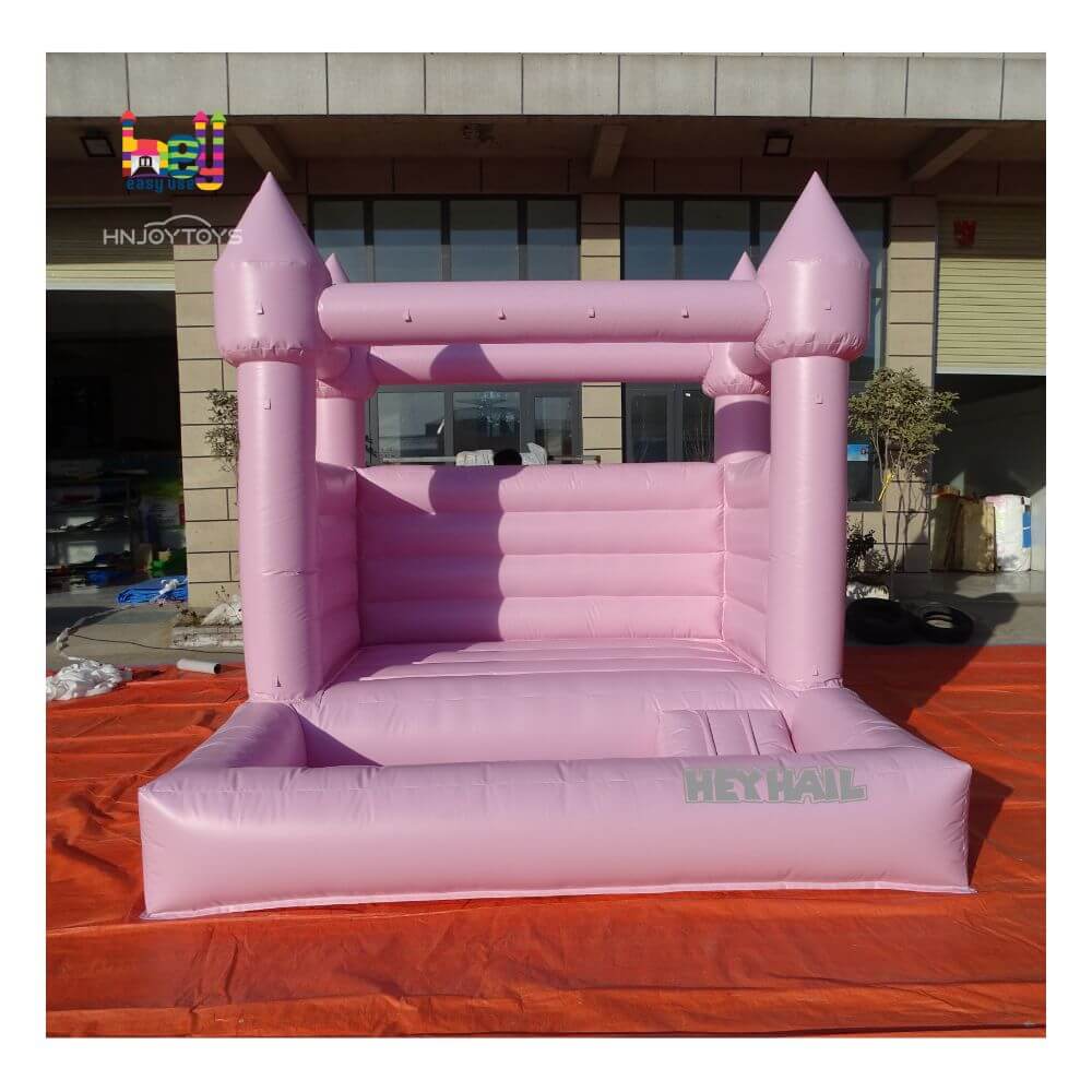 commercial pastel pink bounce house hot sale