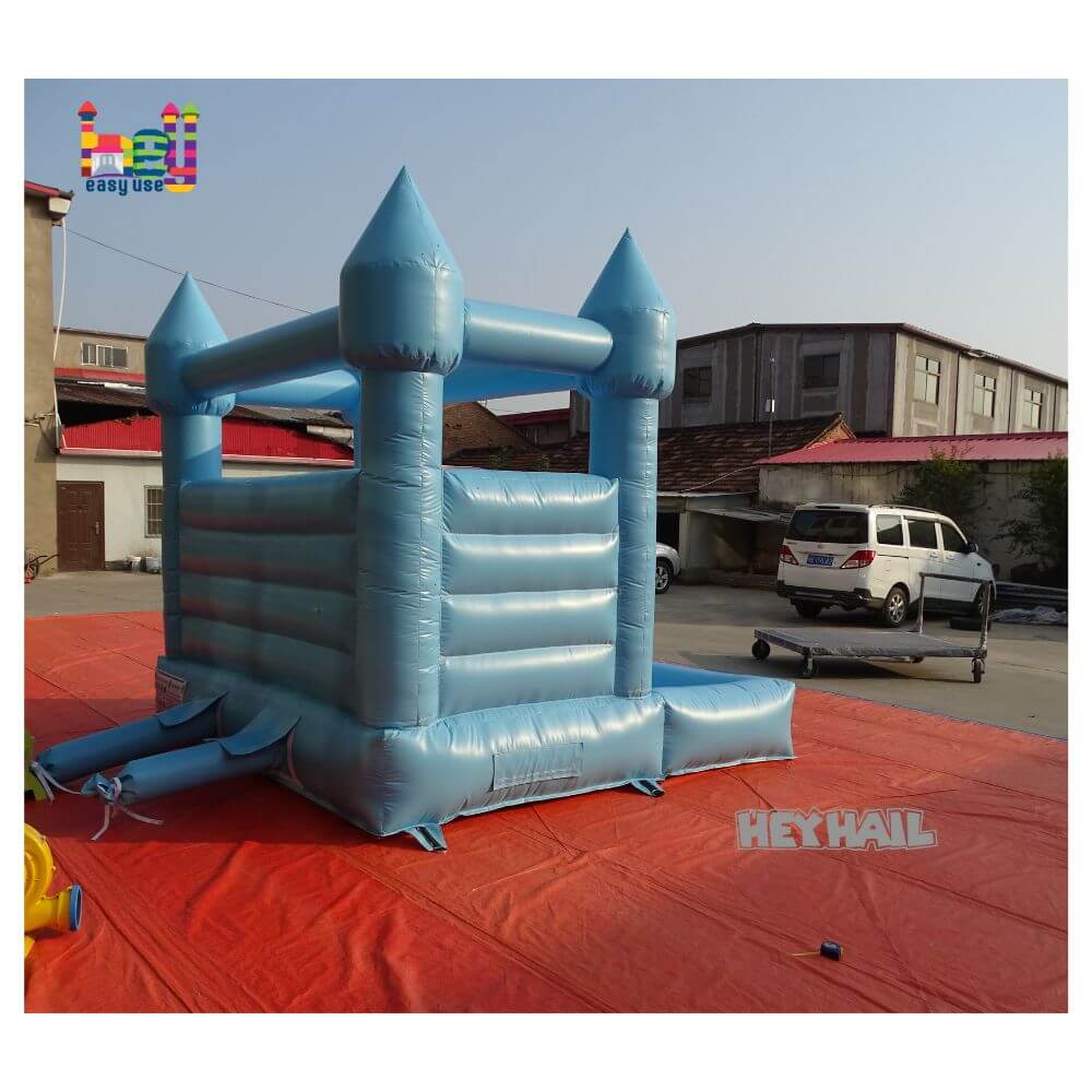 pastel blue bounce house on sale
