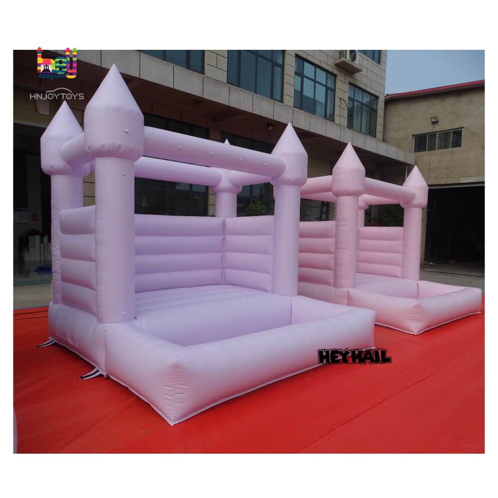 pastel purple bounce house