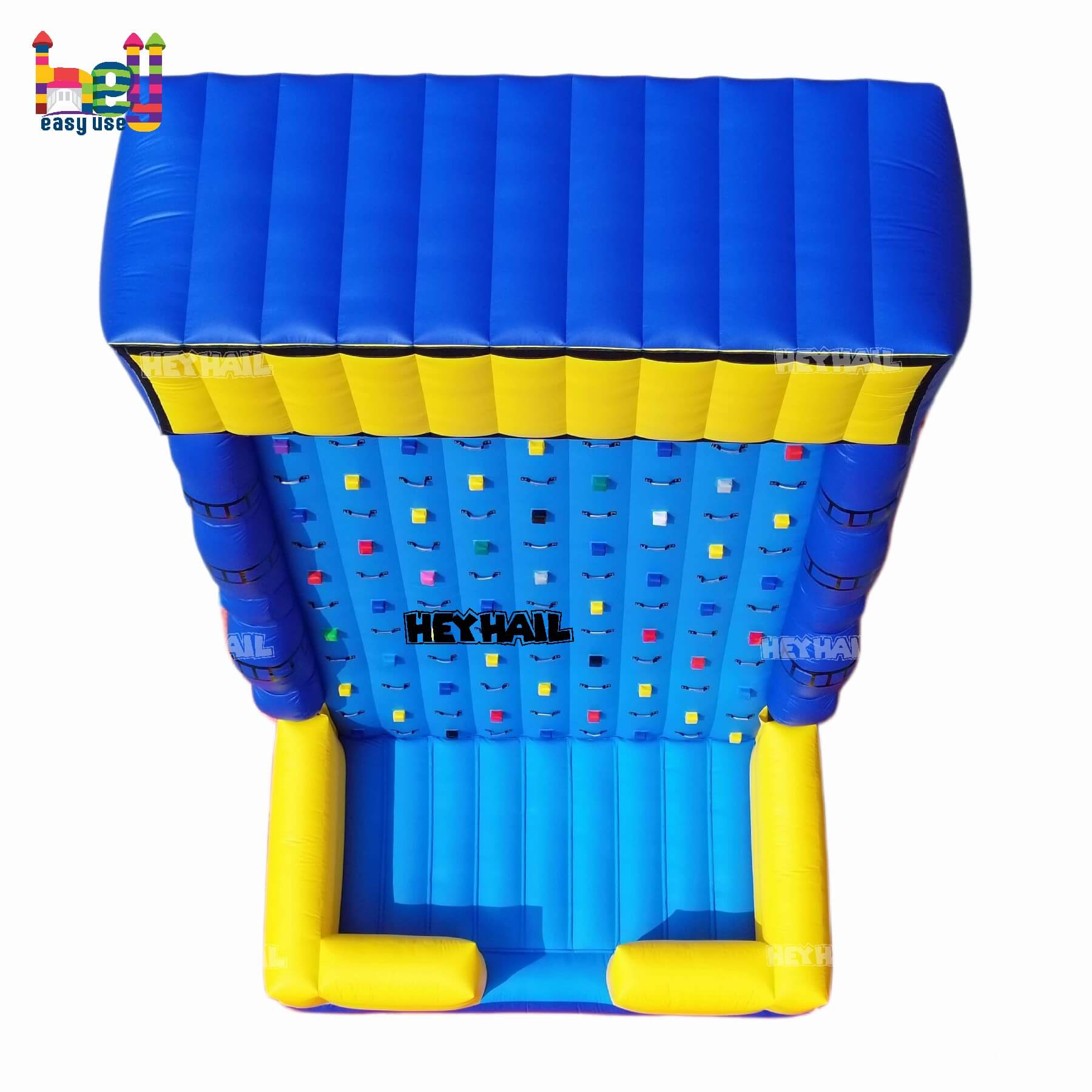 Inflatable climbing wall on promotion