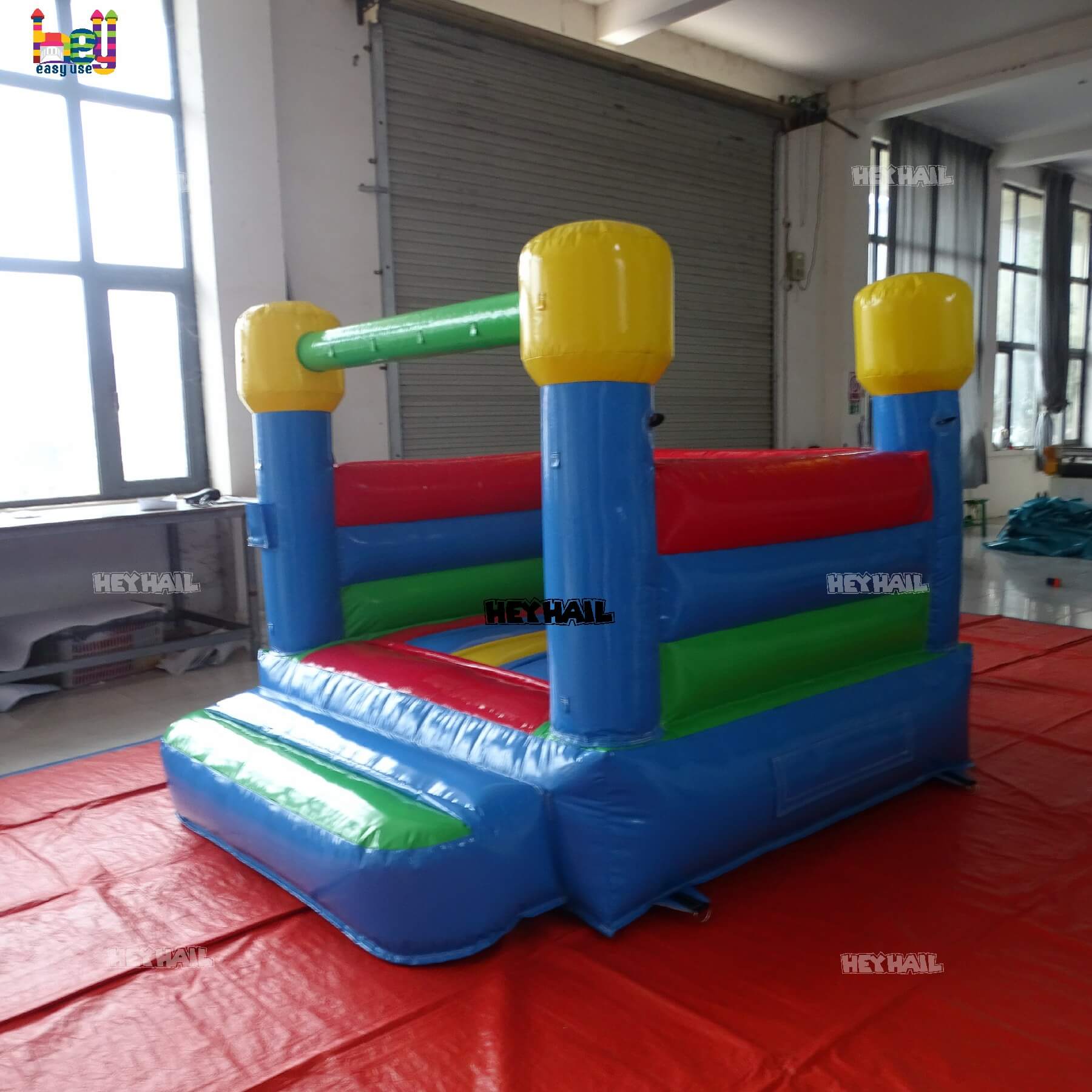 commercial colorful inflatable bounce house 