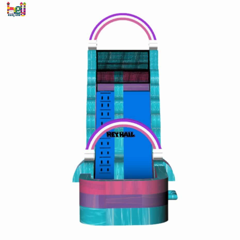 pvc vinyl inflatable water slide on promotion