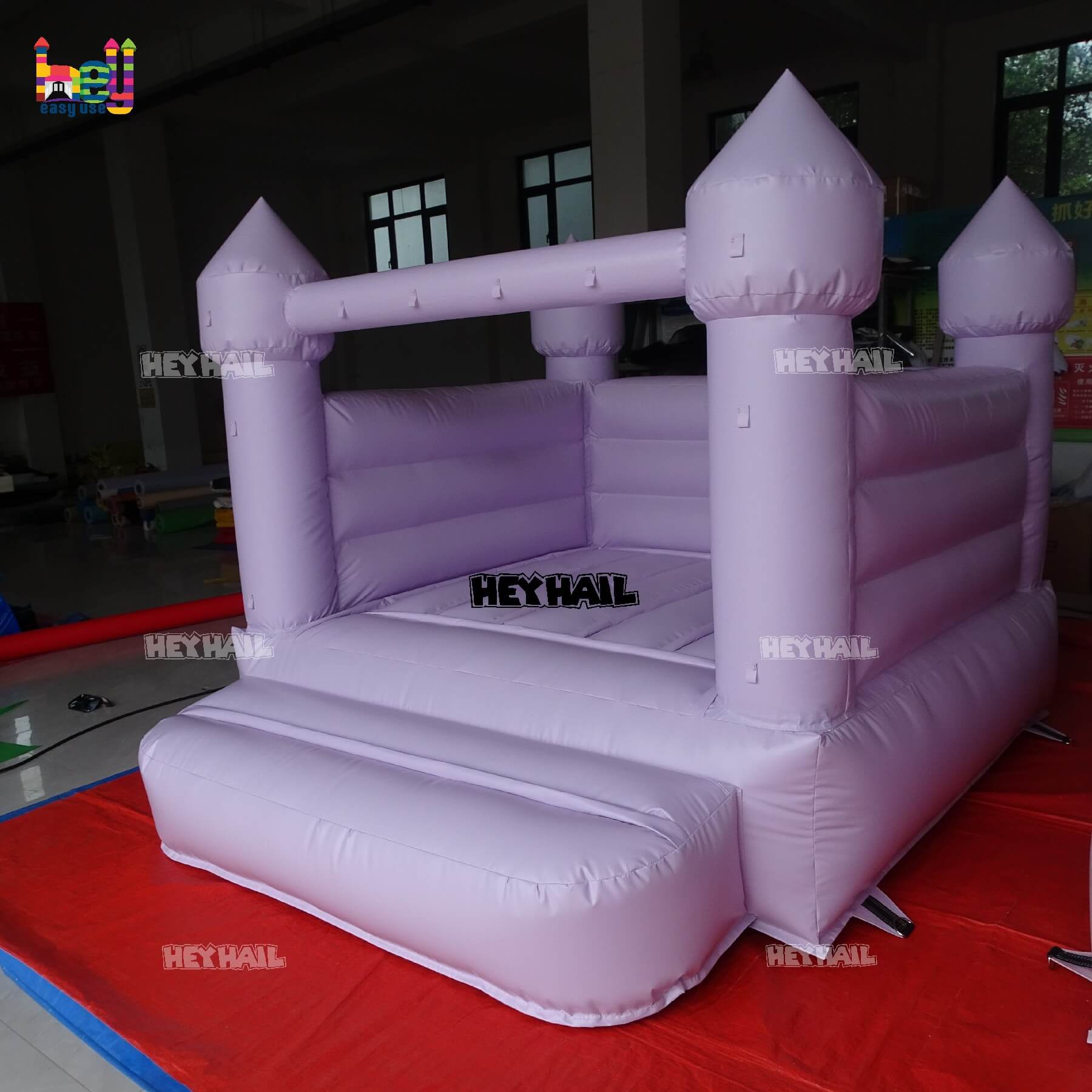 outdoor lilac bounce house inflatable on sale