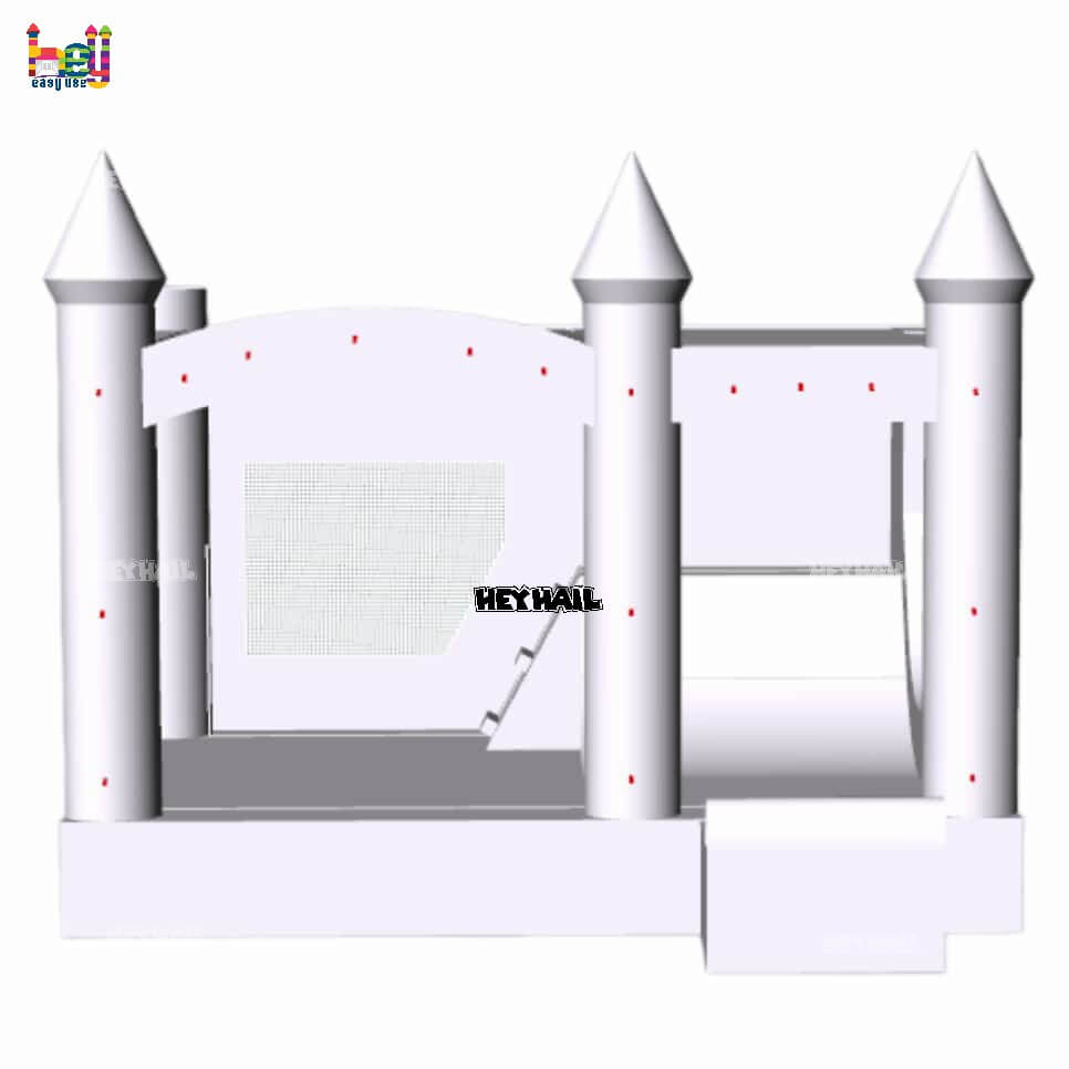 popular design of lavender purple bounce house with slide