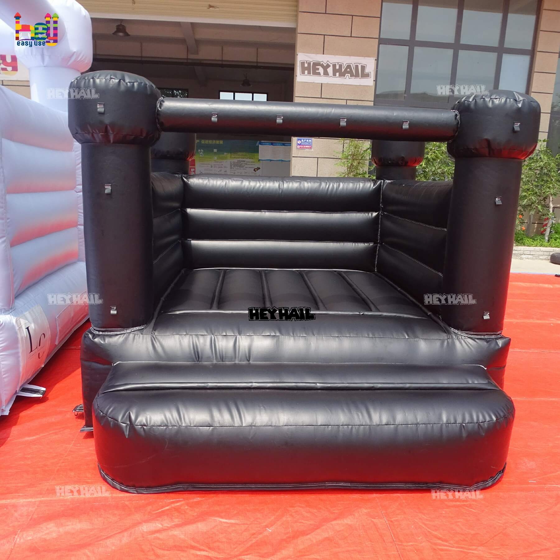 commercial inflatable black bounce house on sale