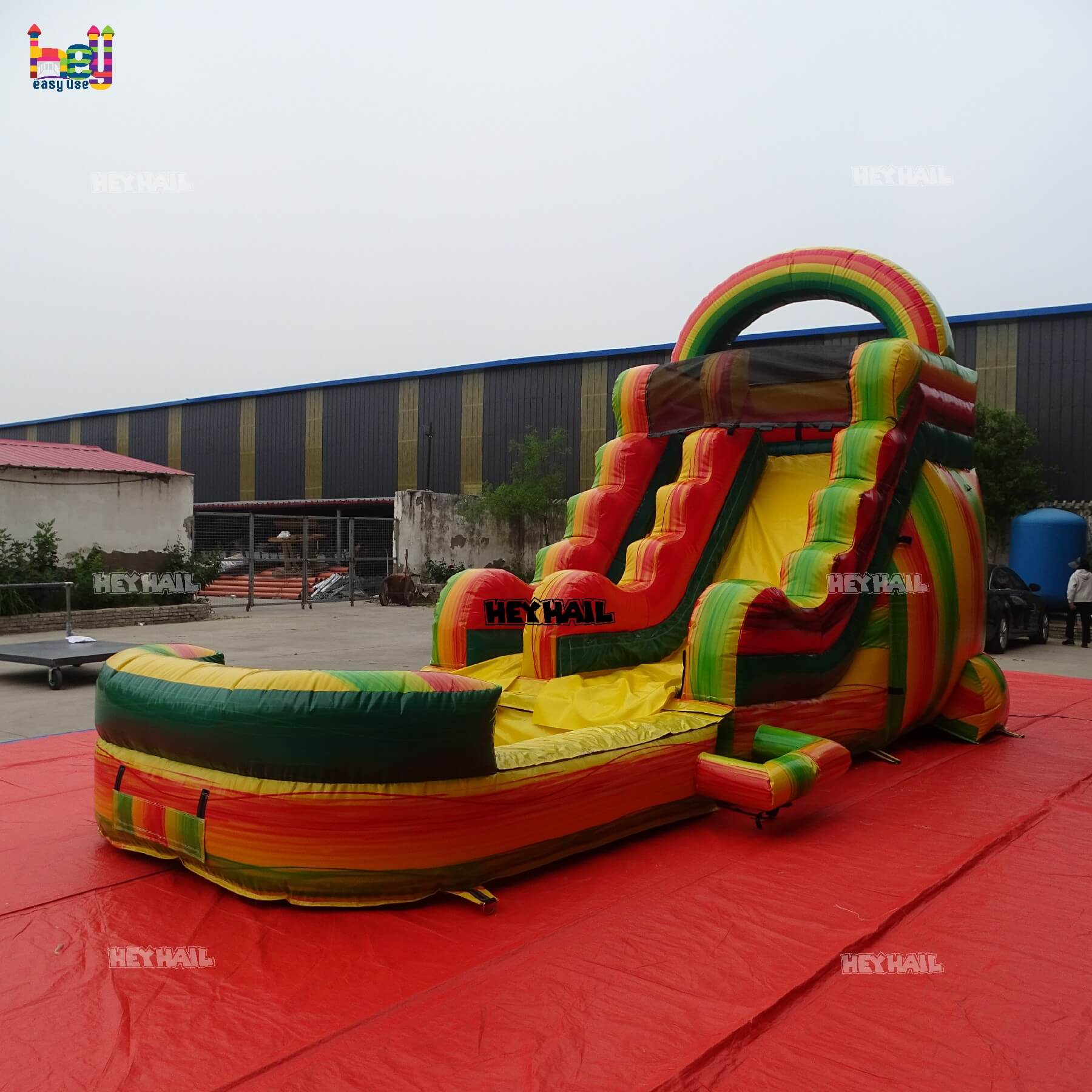inflatable water slide commercial PVC for outdoor activity