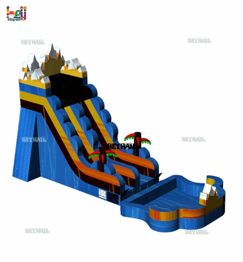 commercial inflatable 18ft water slide on promotion