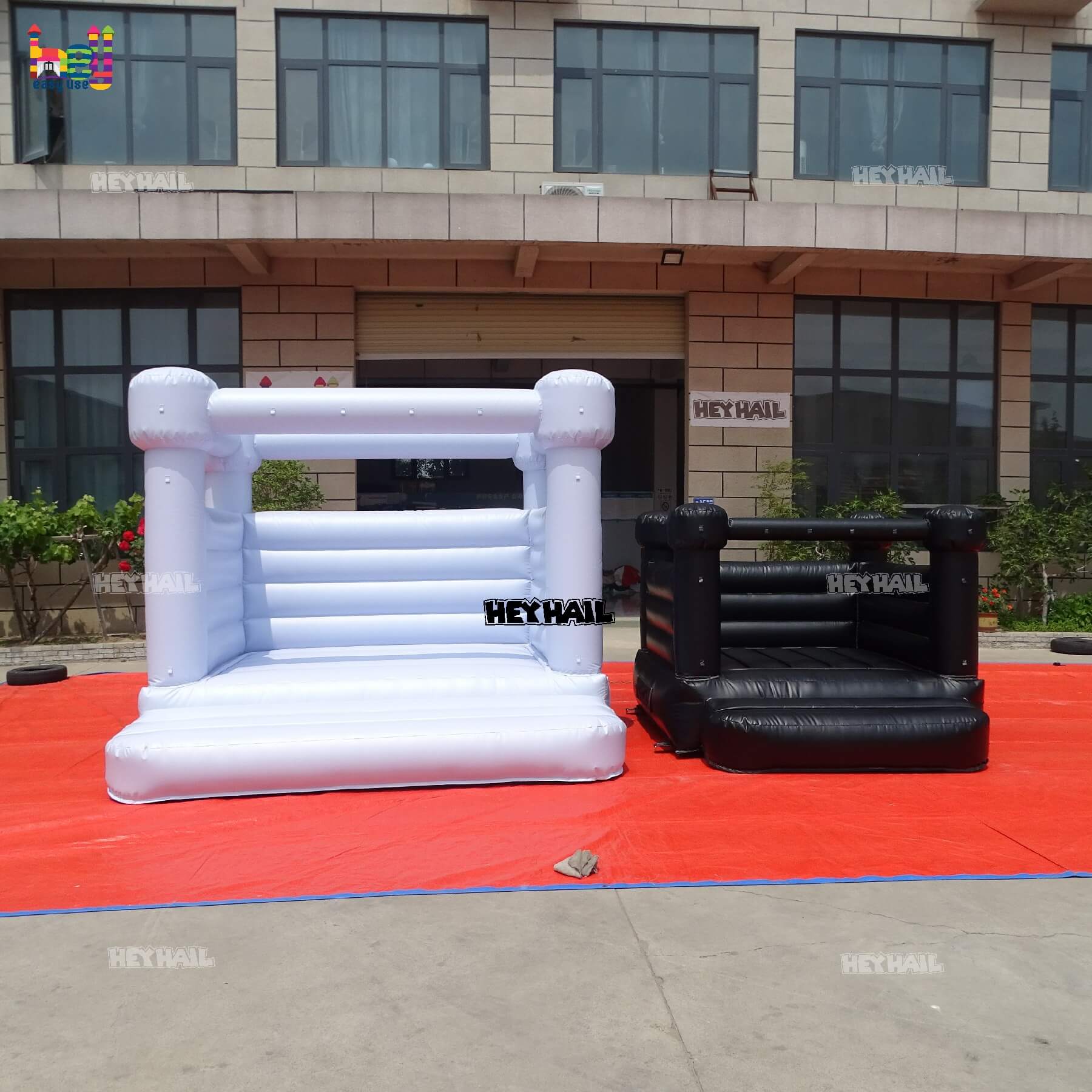 commercial inflatable black bounce house on sale