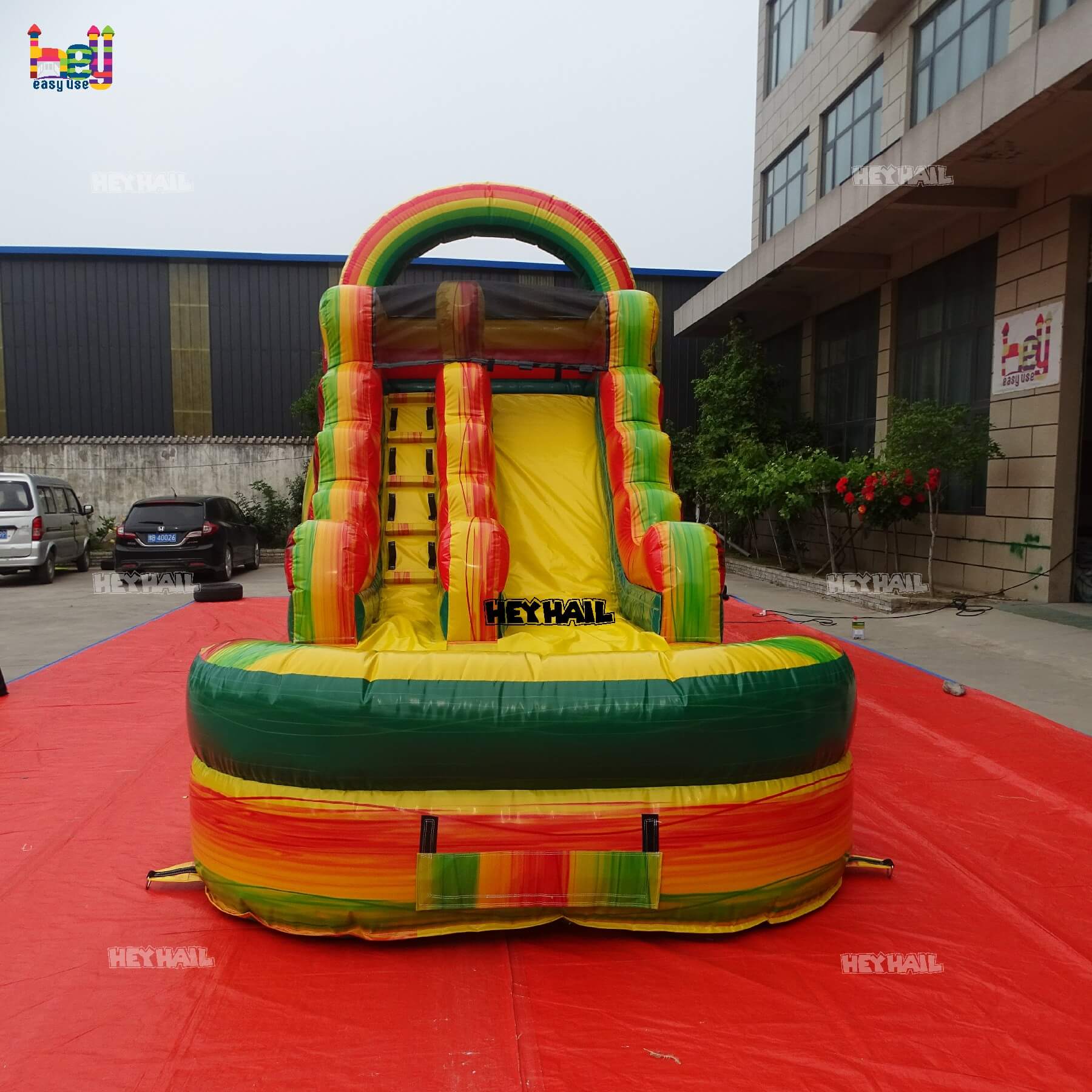 inflatable water slide commercial PVC for outdoor activity