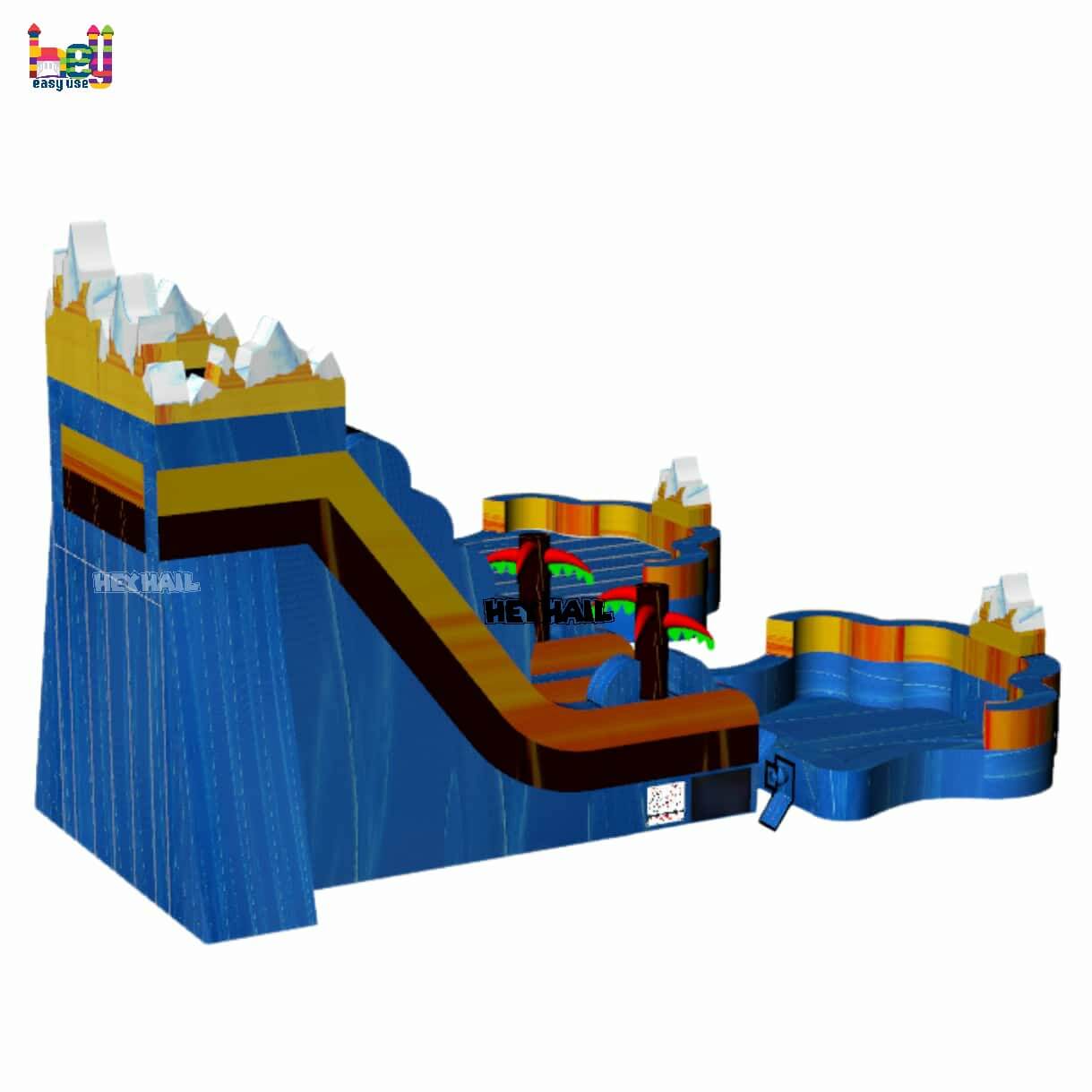 commercial inflatable 18ft water slide on promotion
