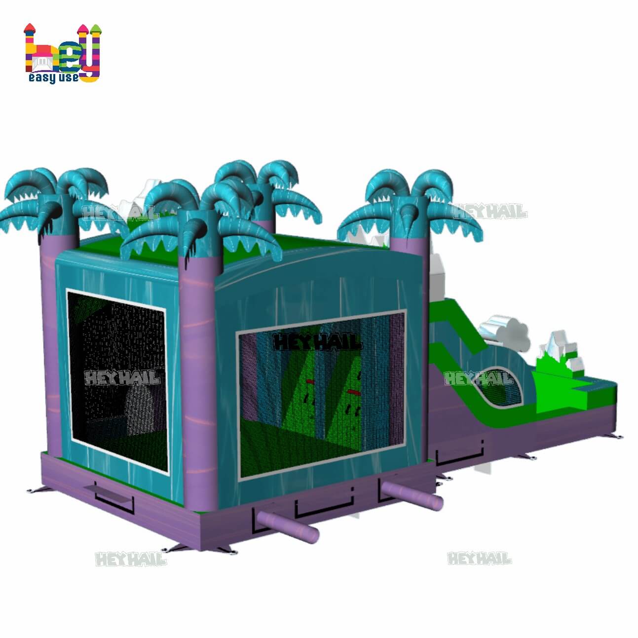 outdoor inflatable 30ft wet dry combo on promotion