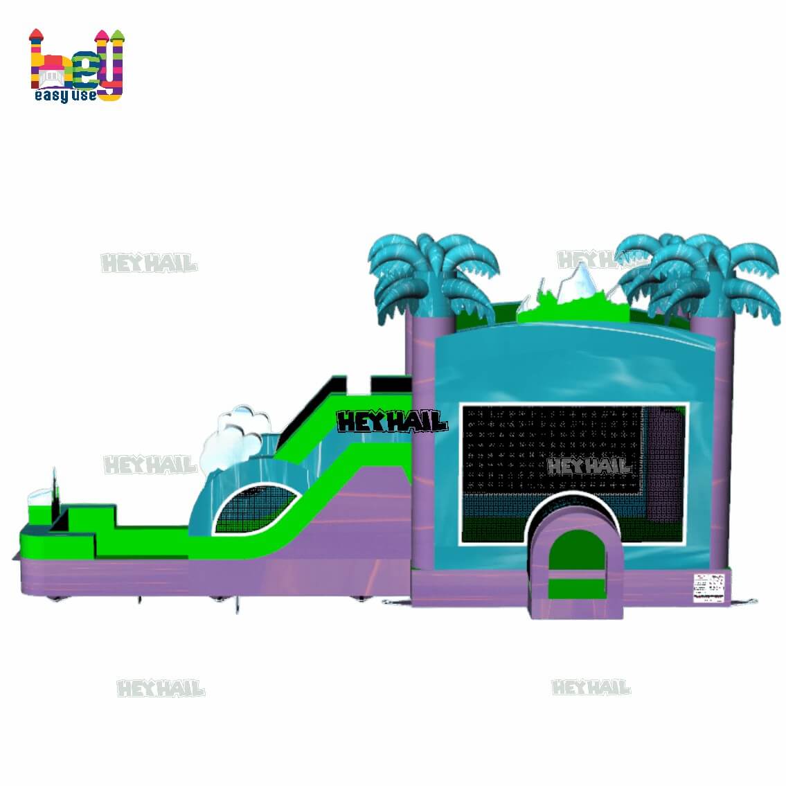 outdoor inflatable 30ft wet dry combo on promotion