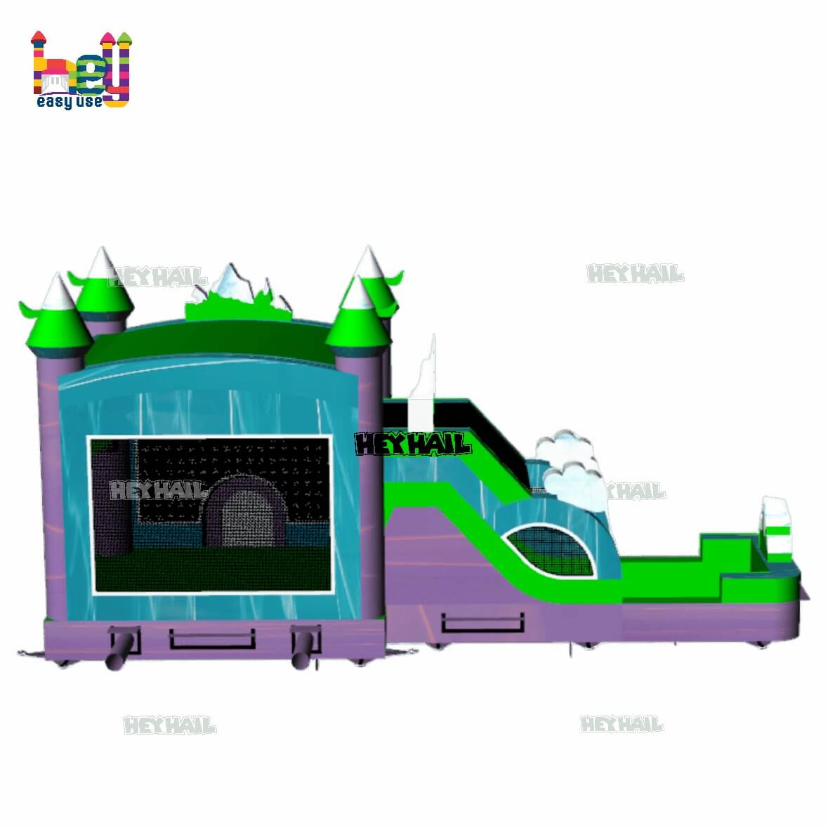 inflatable 30ft wet dry combo for outdoor occasions