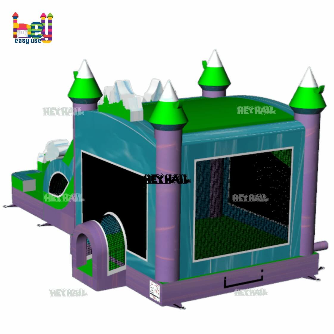 inflatable 30ft wet dry combo for outdoor occasions
