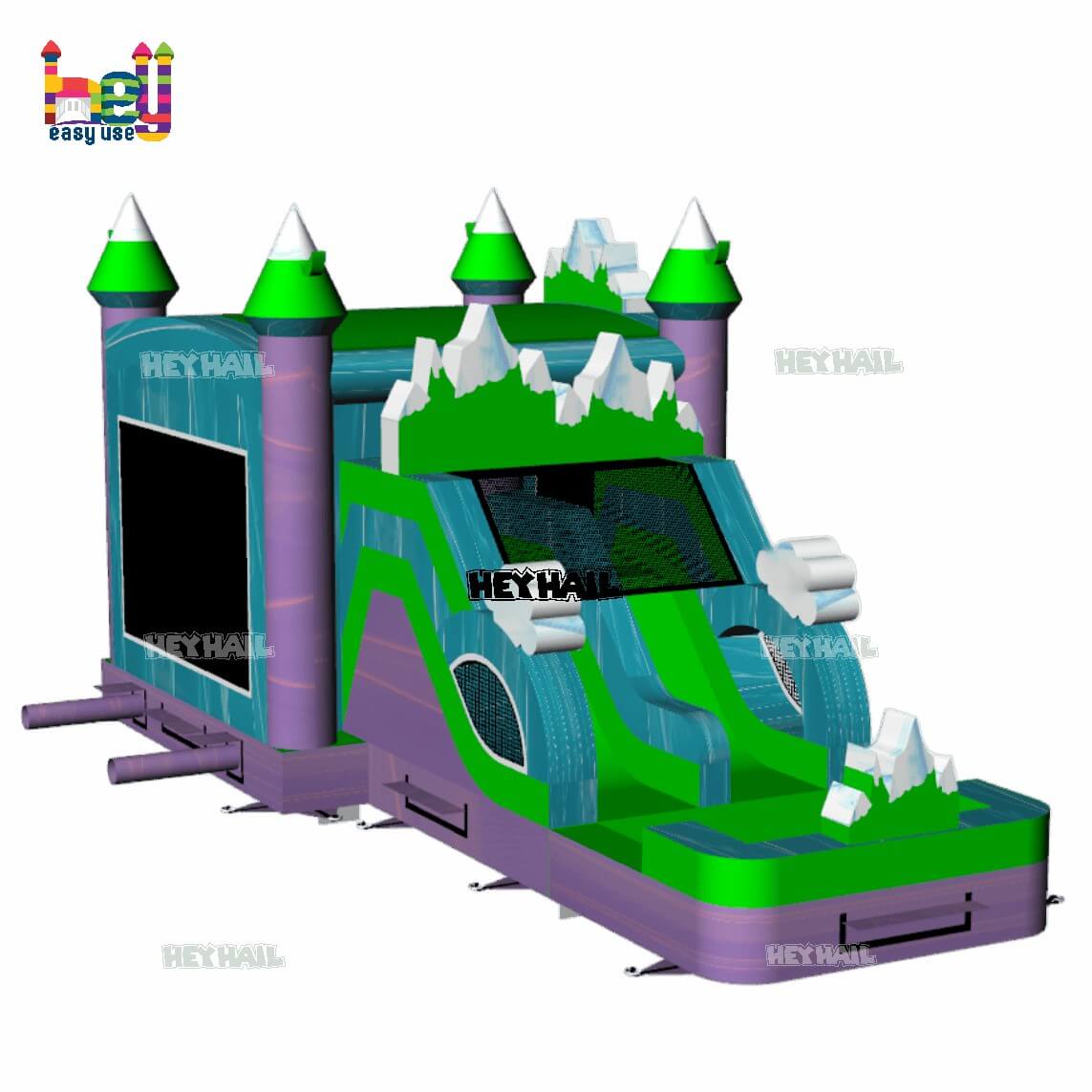 inflatable 30ft wet dry combo for outdoor occasions
