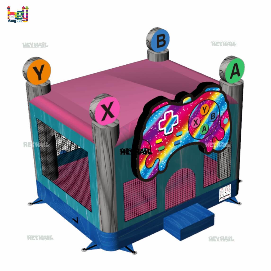 outdoor game theme regular bounce house on sale