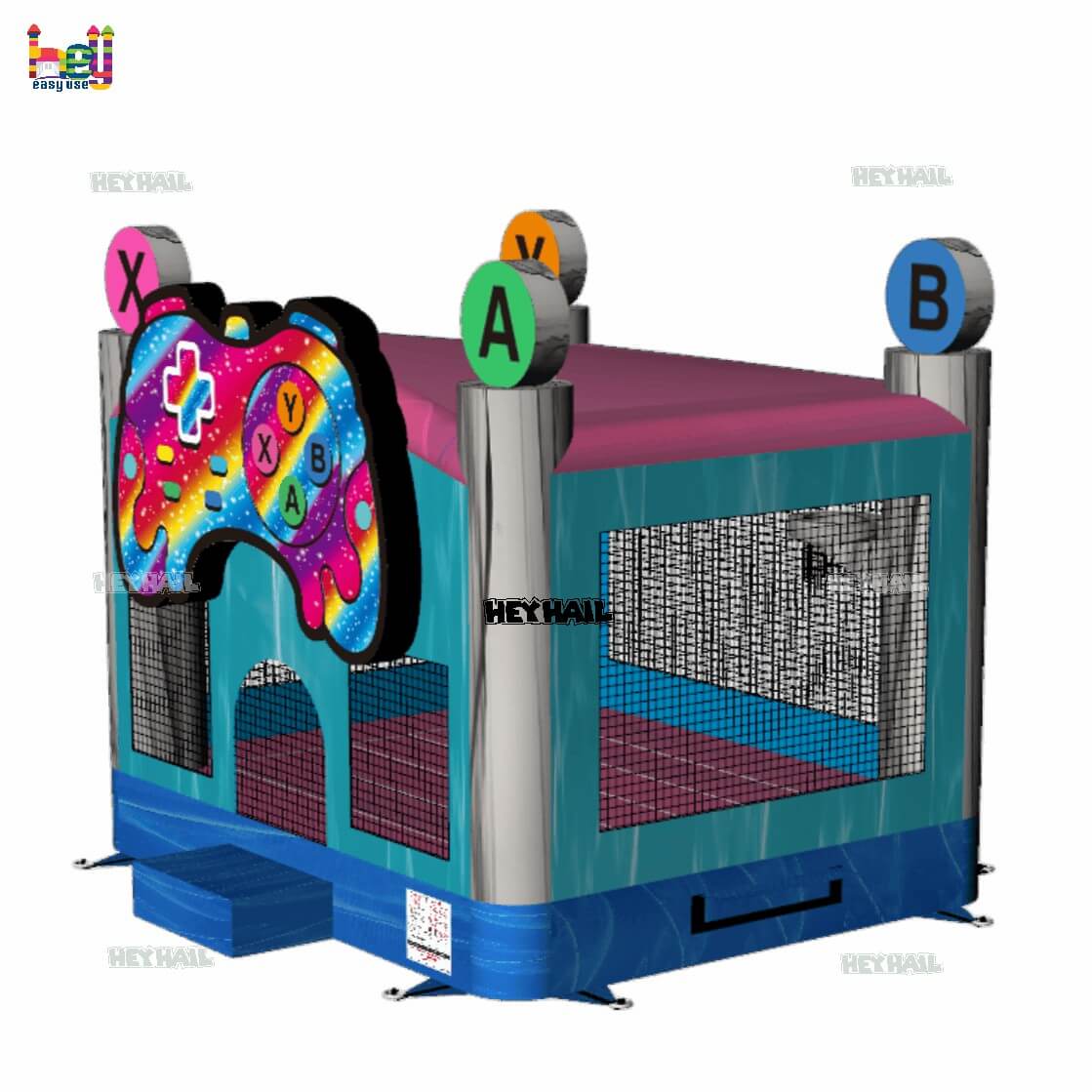 outdoor game theme regular bounce house on sale