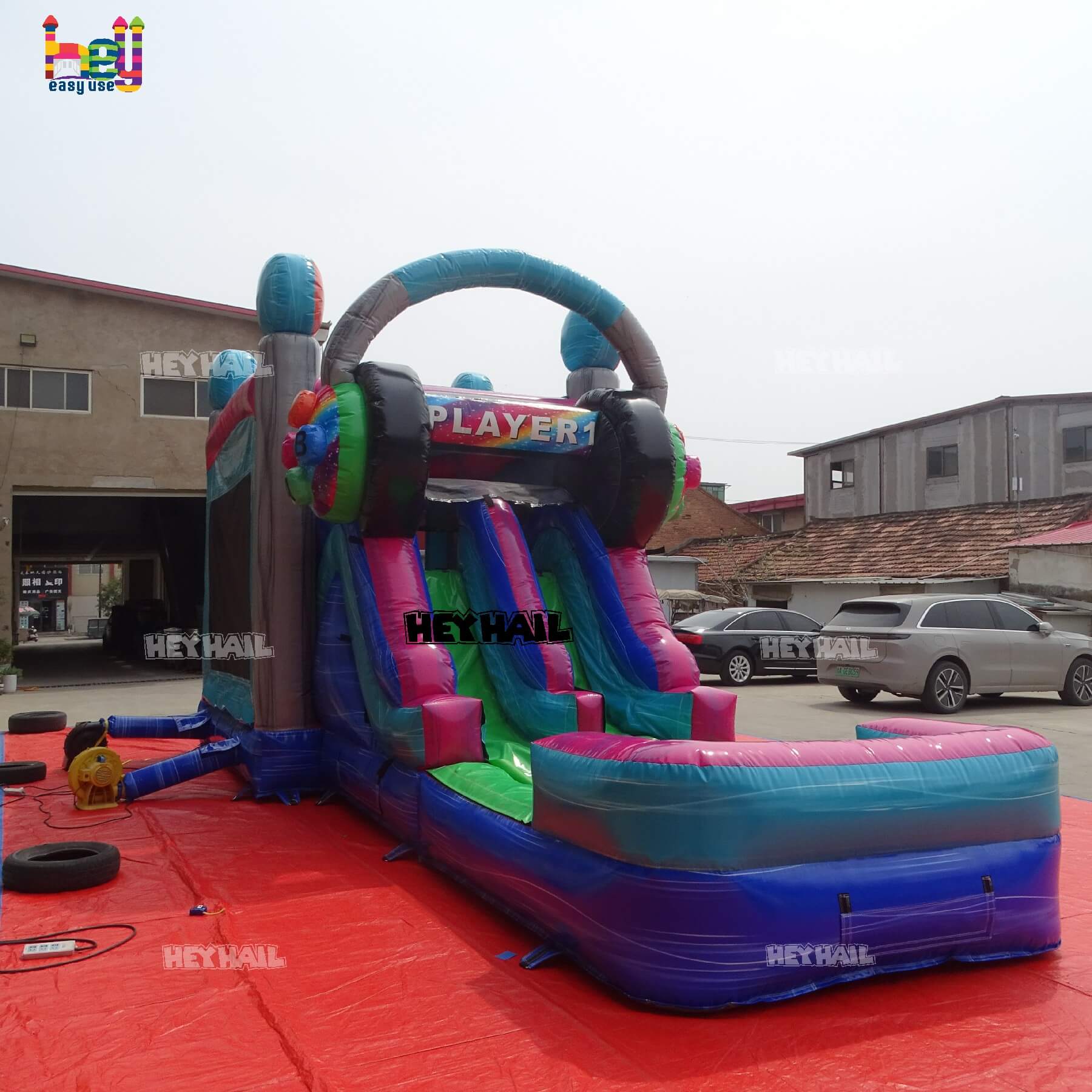 28ft dual lane wet dry combo for party rentals on promotion