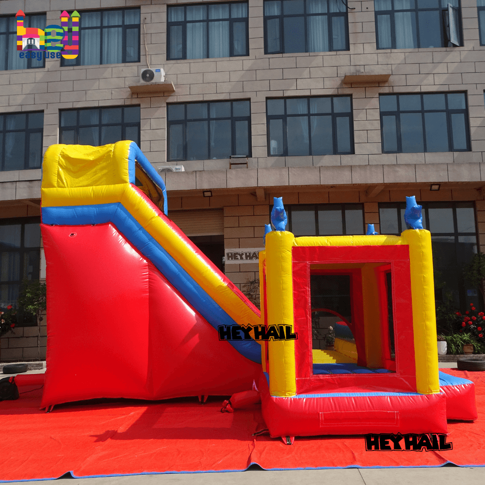 commercial inflatable bounce with slide on sale