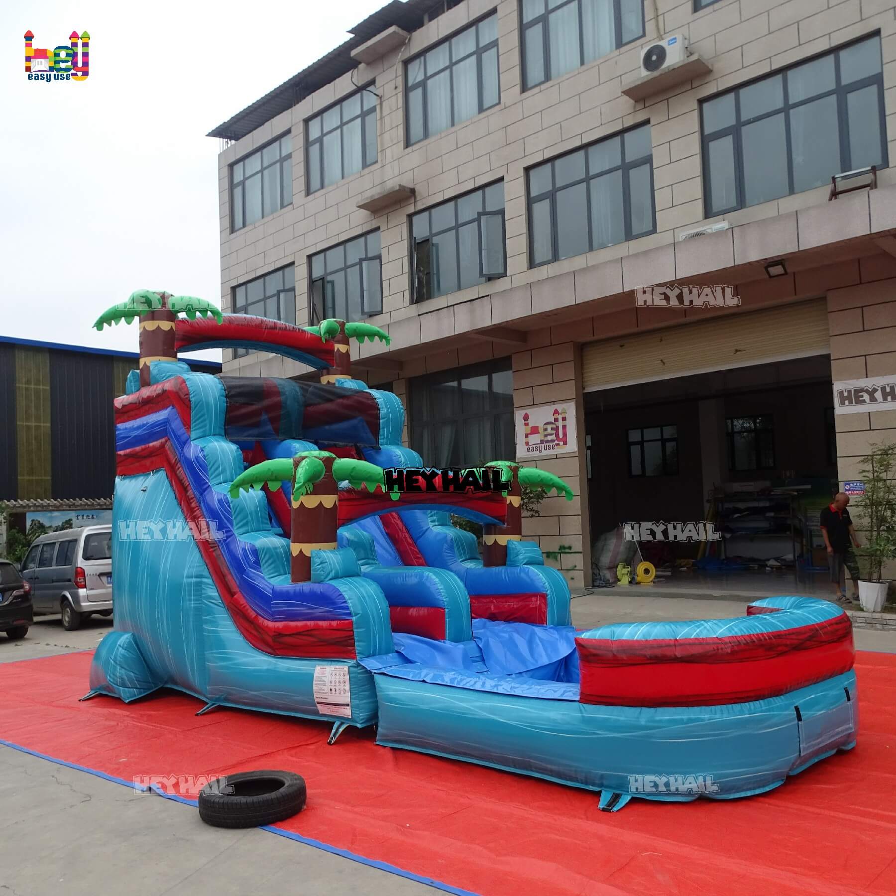 commercial inflatable 14ft water slide on sale