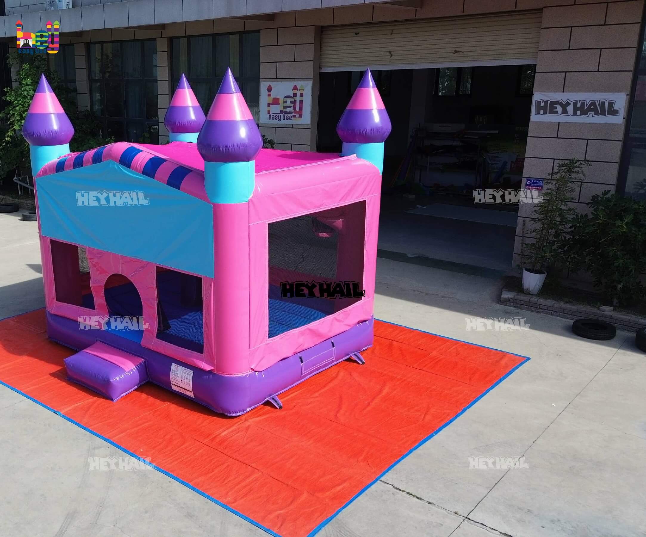 outdoor commercial grade PVC inflatable regular bounce house 