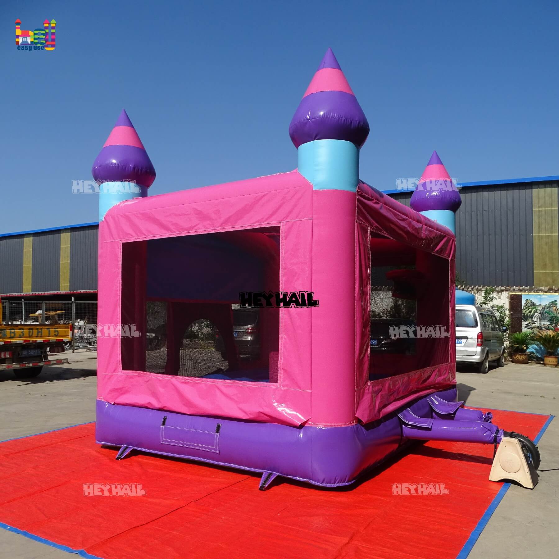 outdoor commercial grade PVC inflatable regular bounce house 