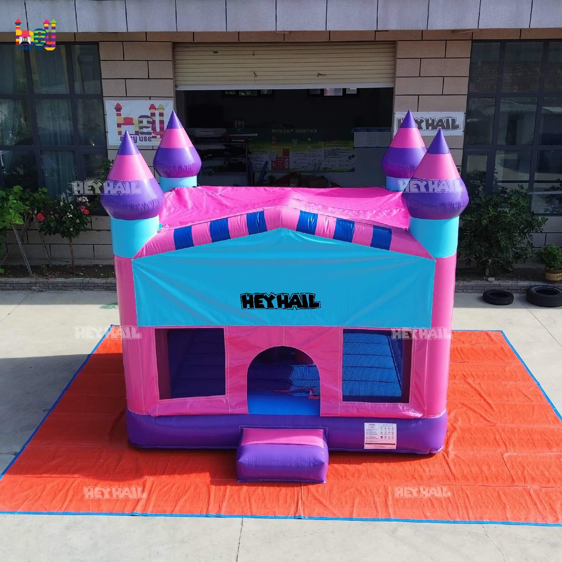 outdoor commercial grade PVC inflatable regular bounce house 
