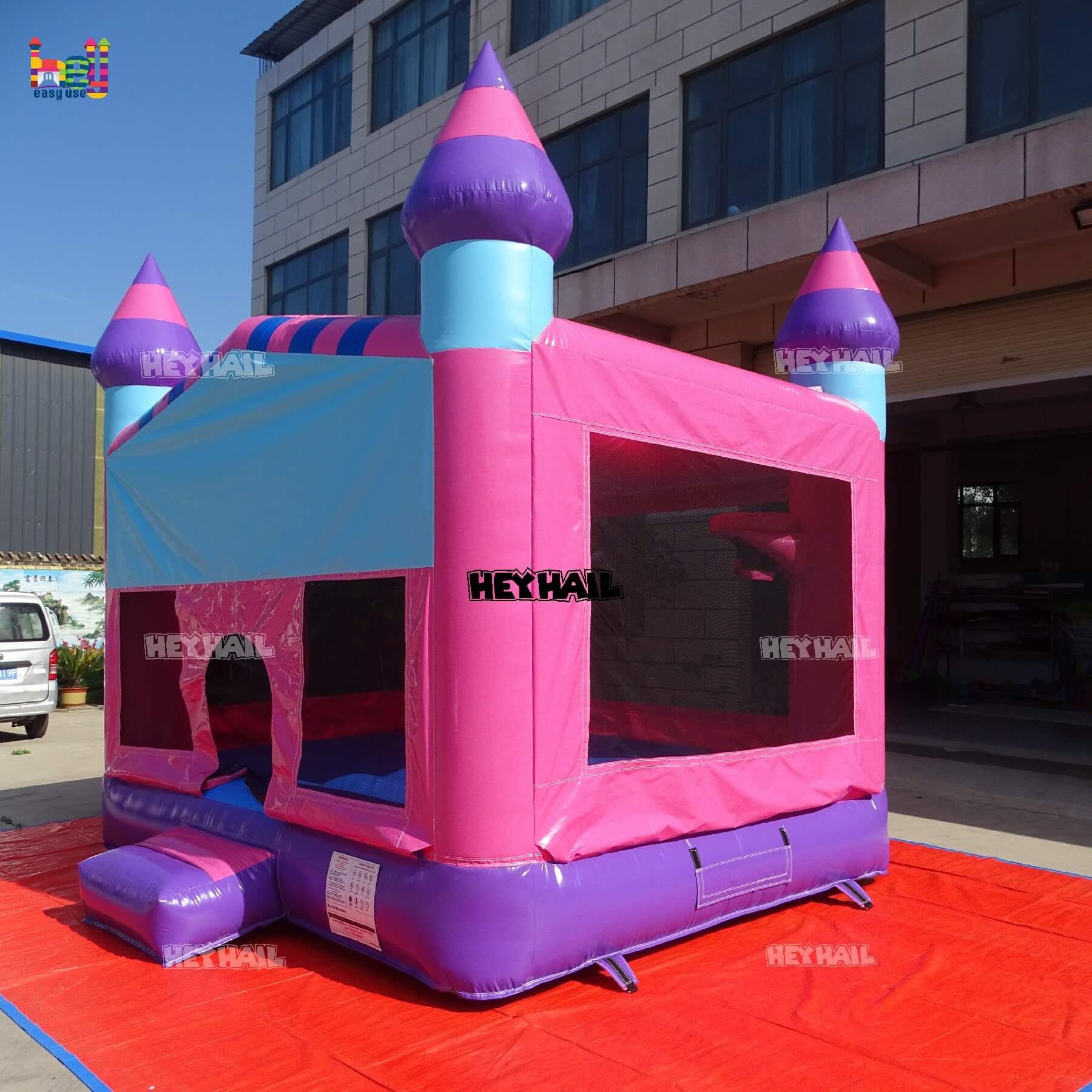 outdoor commercial grade PVC inflatable regular bounce house 