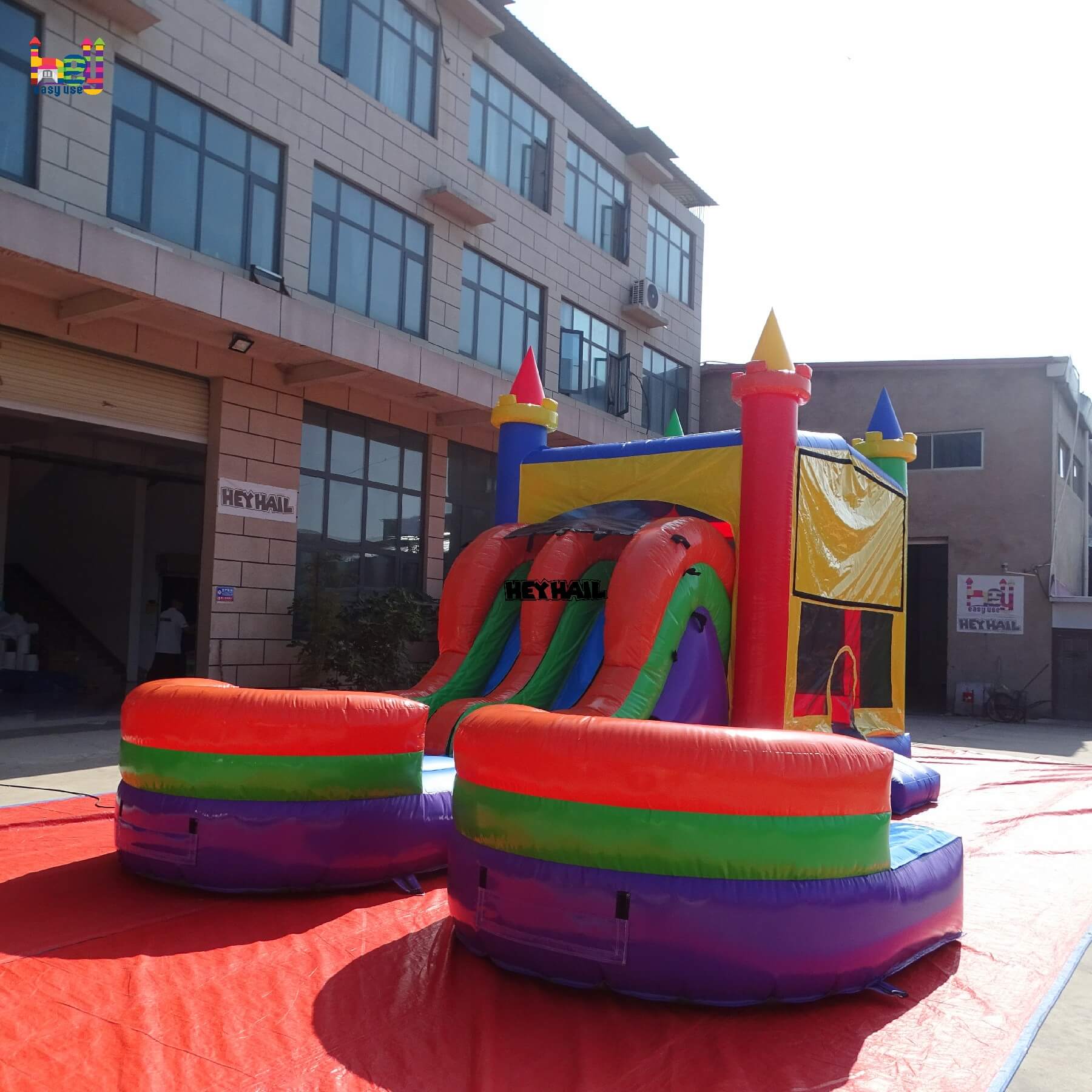 Popular inflatable wet dry combo commercial PVC