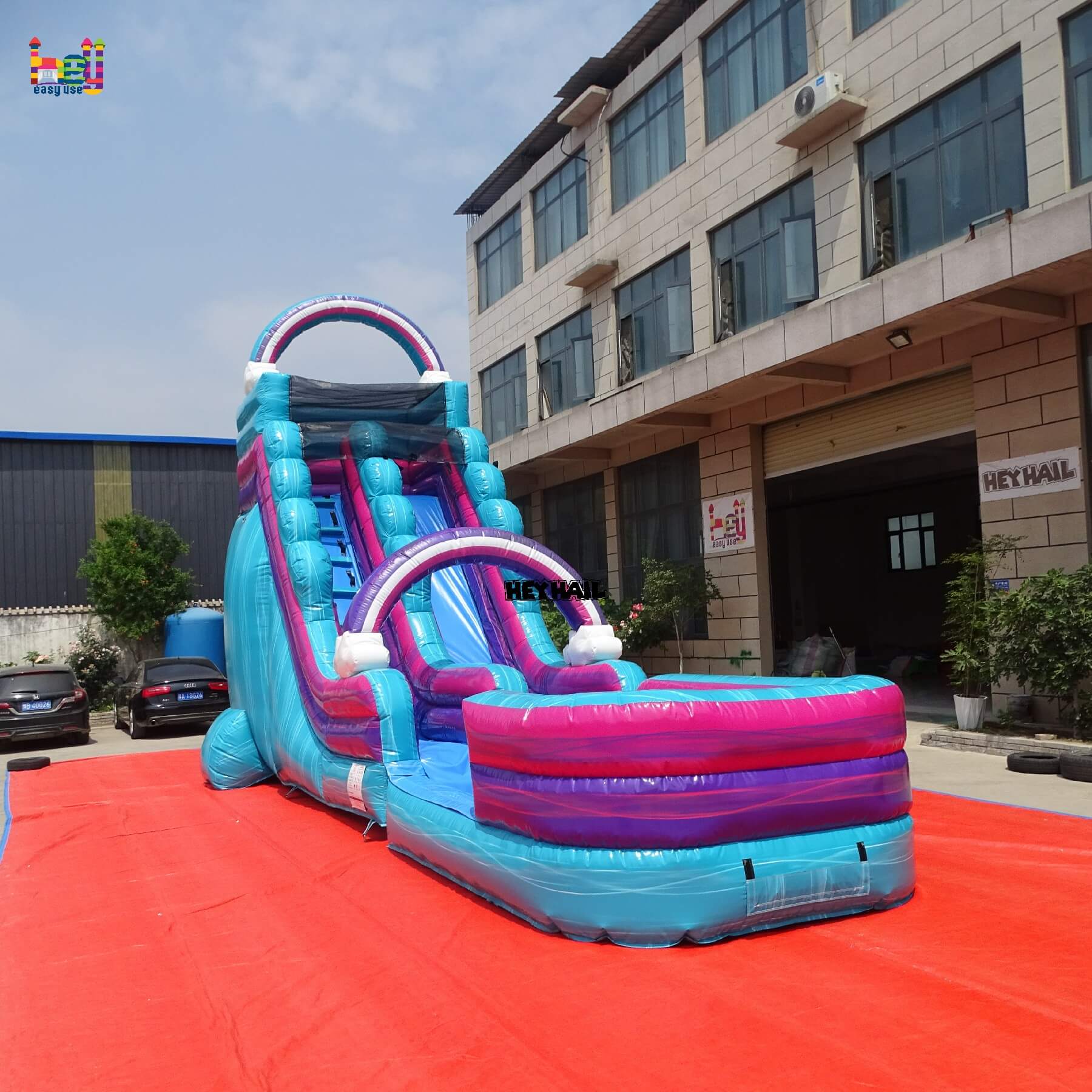 inflatable 20ft water slide commercial PVC