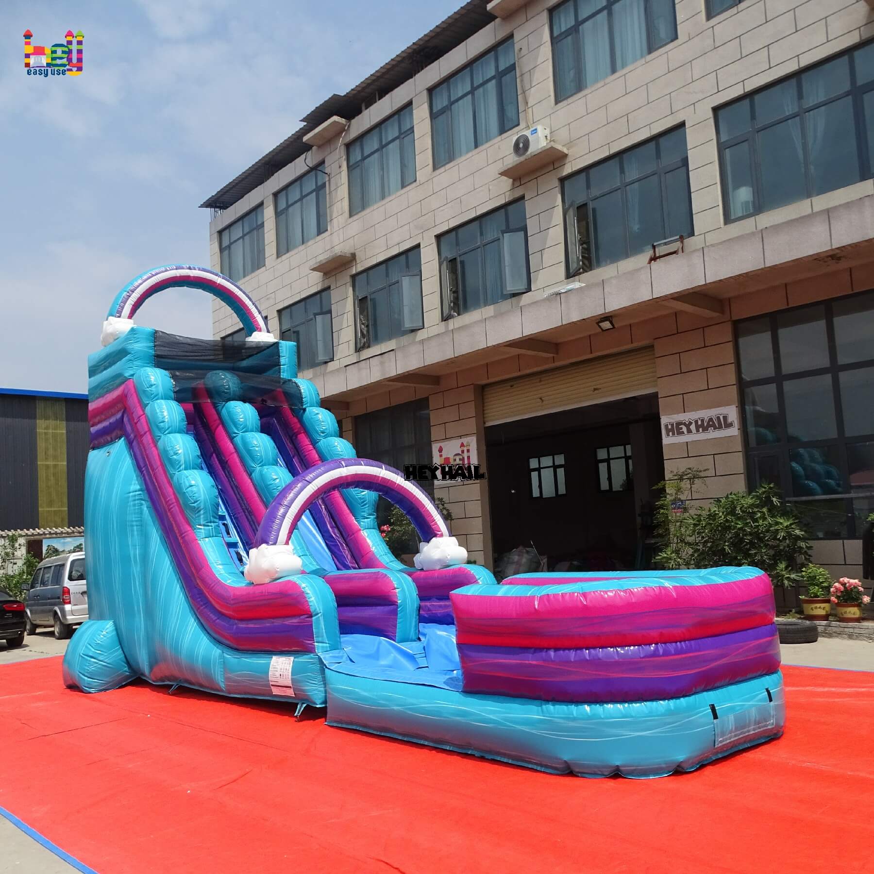 inflatable 20ft water slide commercial PVC