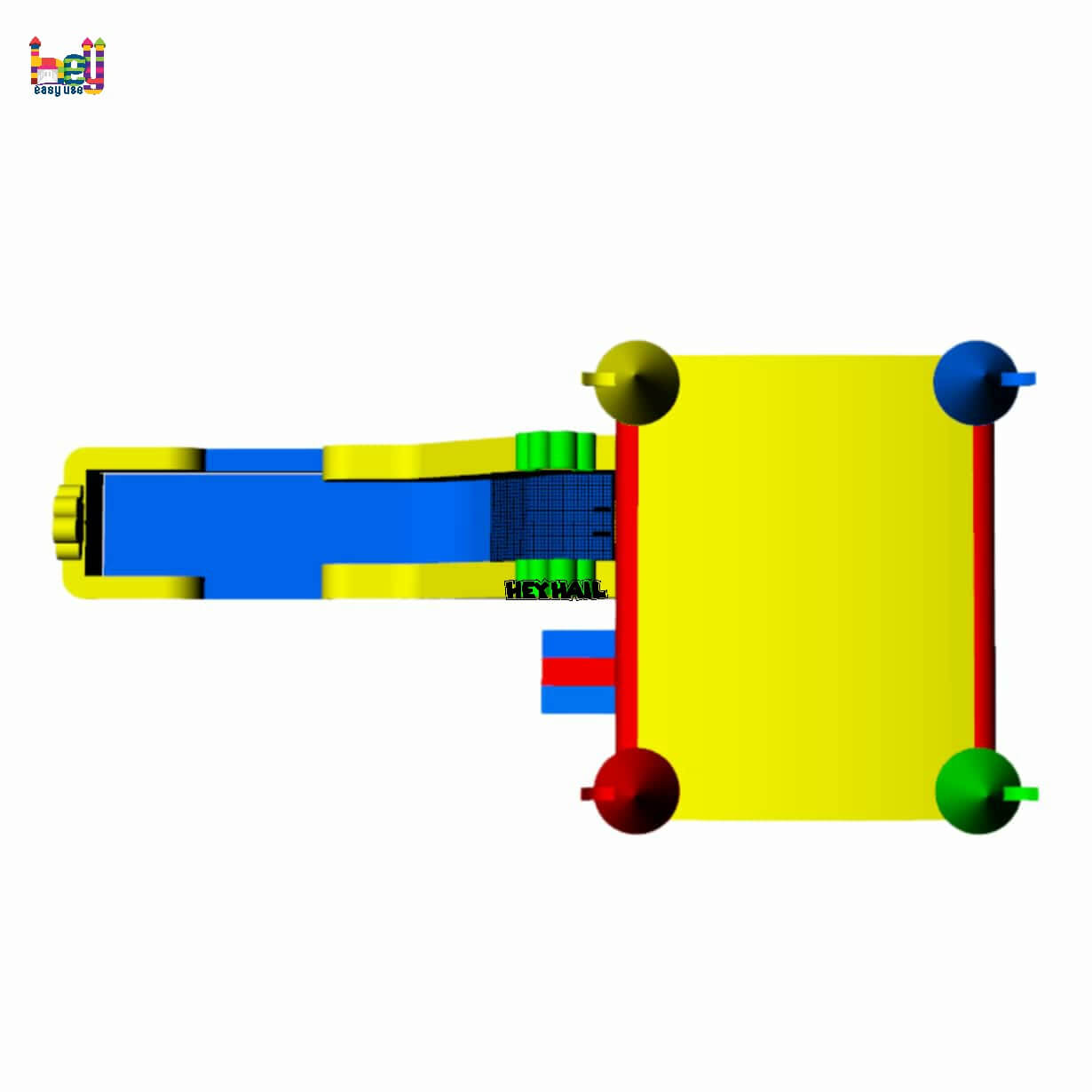 commercial inflatable bounce house slide combo for sale